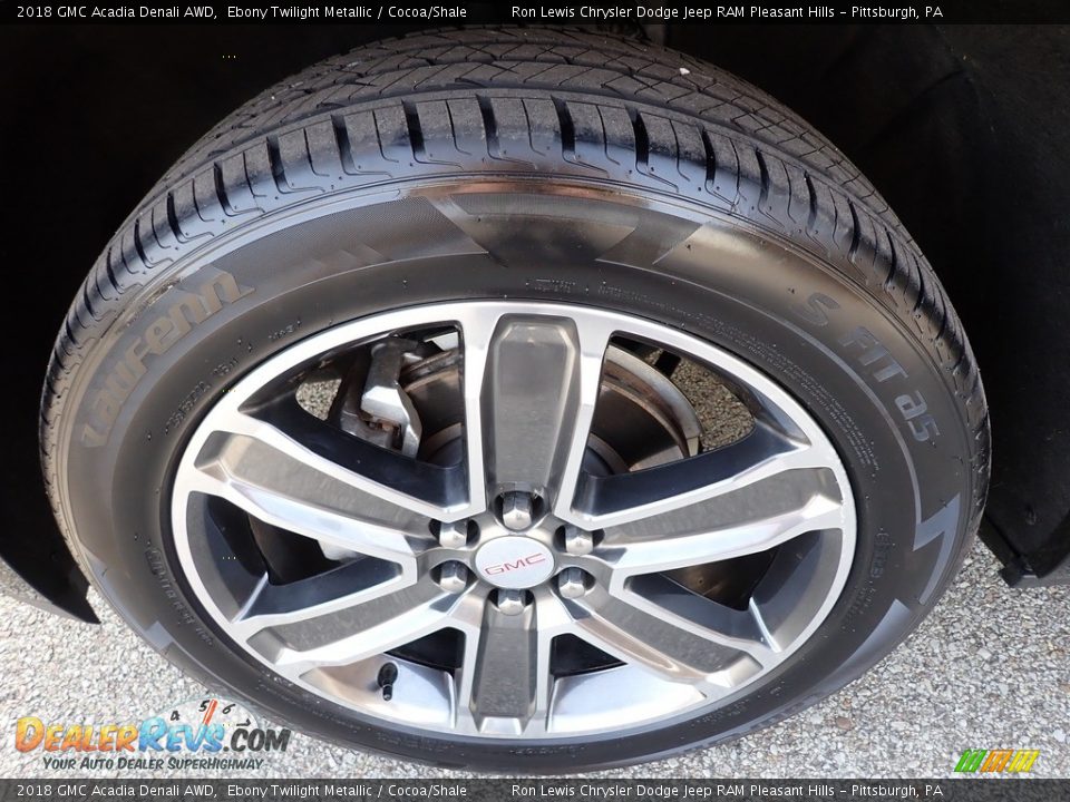 2018 GMC Acadia Denali AWD Ebony Twilight Metallic / Cocoa/Shale Photo #10