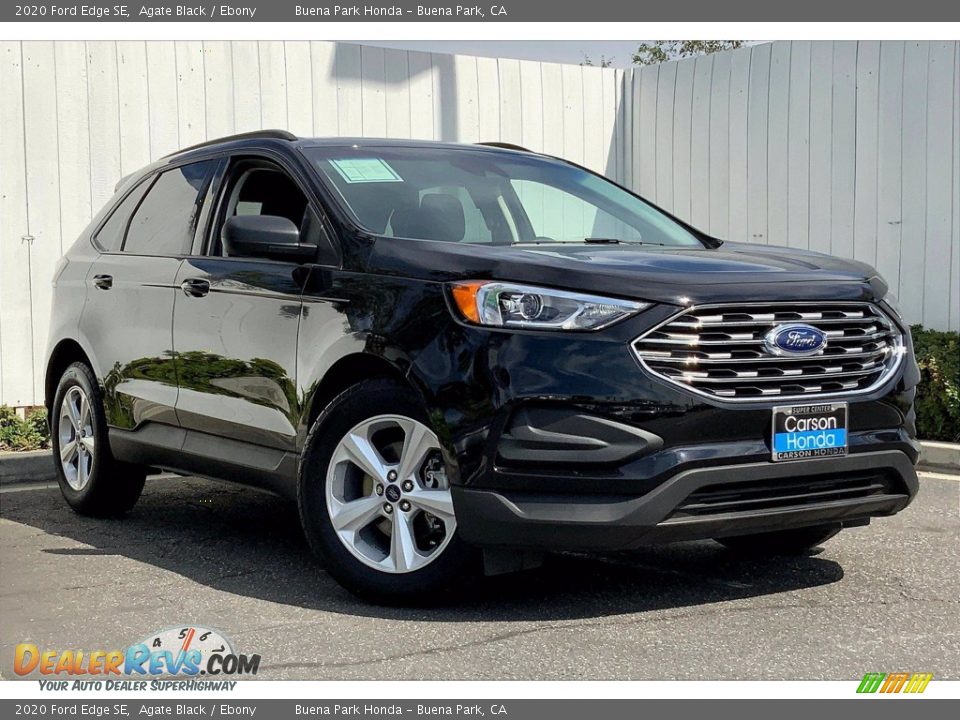 2020 Ford Edge SE Agate Black / Ebony Photo #36