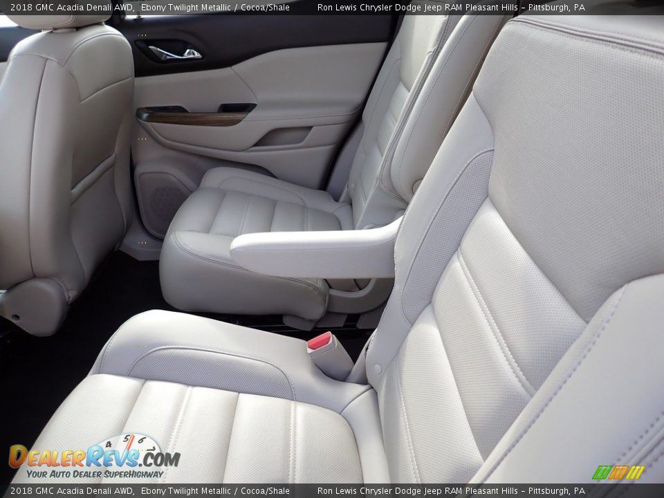 2018 GMC Acadia Denali AWD Ebony Twilight Metallic / Cocoa/Shale Photo #12