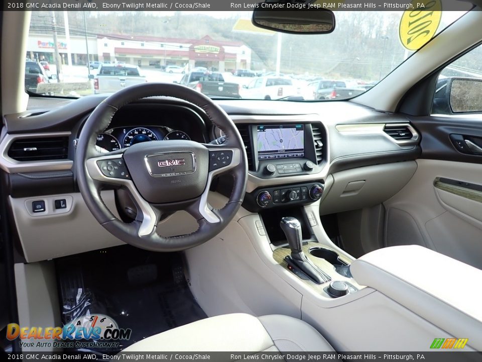 2018 GMC Acadia Denali AWD Ebony Twilight Metallic / Cocoa/Shale Photo #13