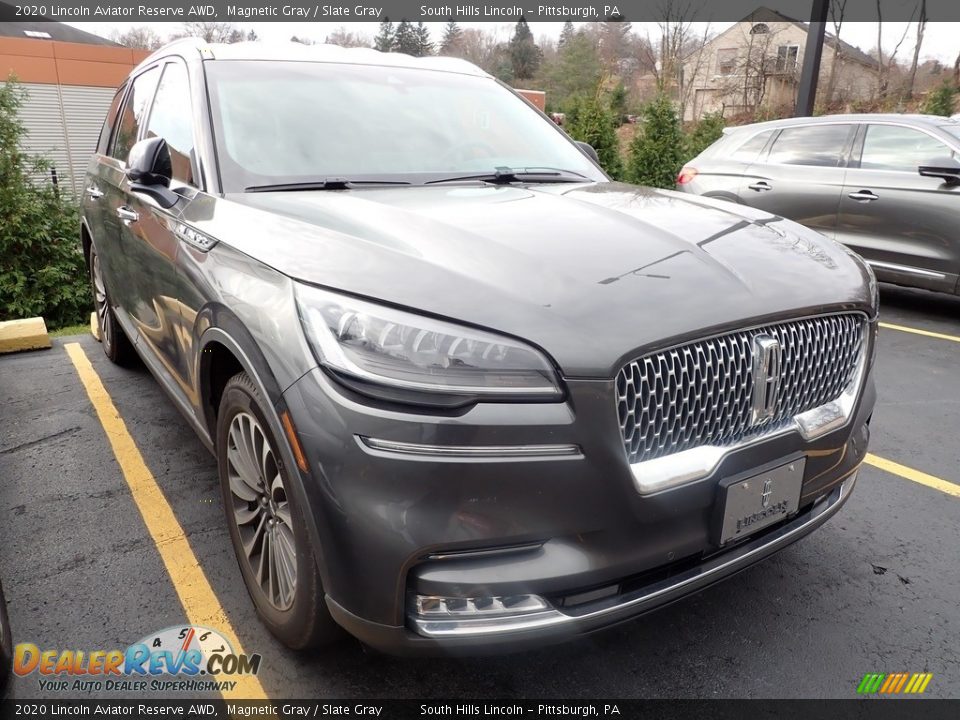 2020 Lincoln Aviator Reserve AWD Magnetic Gray / Slate Gray Photo #4