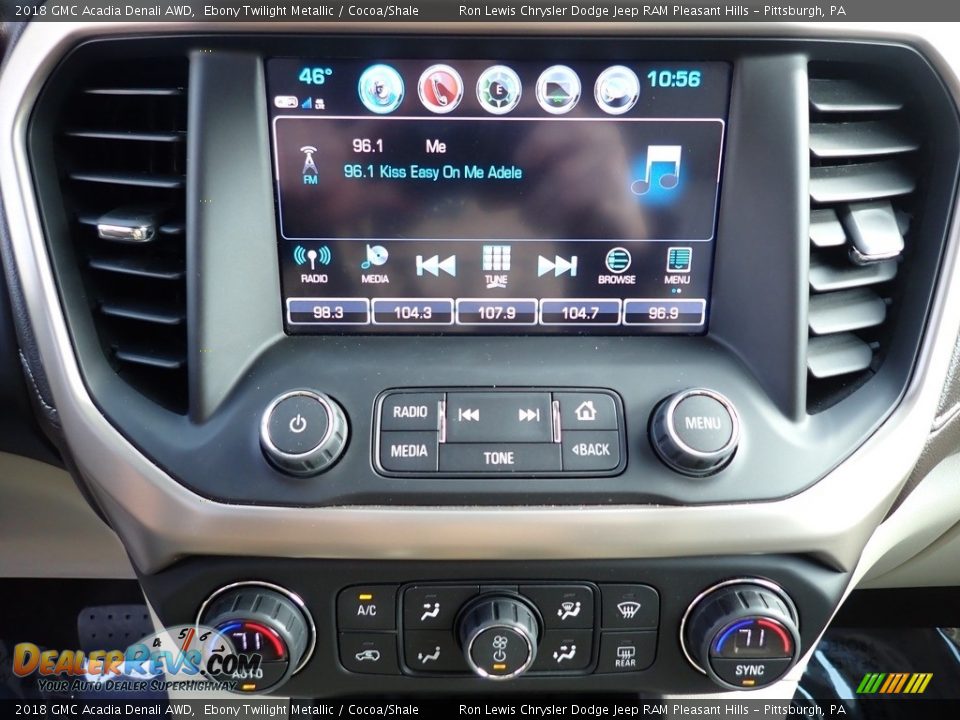 2018 GMC Acadia Denali AWD Ebony Twilight Metallic / Cocoa/Shale Photo #19