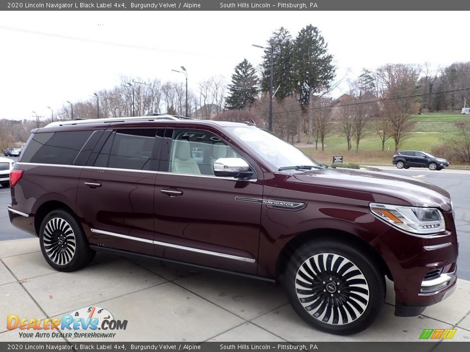 2020 Lincoln Navigator L Black Label 4x4 Burgundy Velvet / Alpine Photo #7