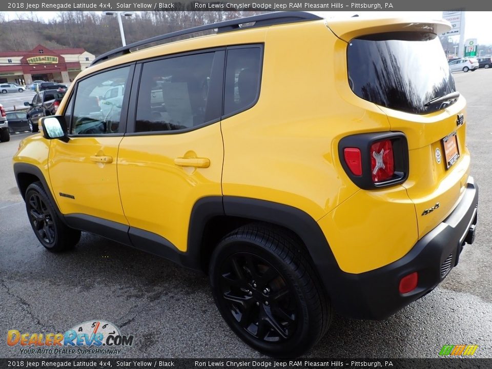 2018 Jeep Renegade Latitude 4x4 Solar Yellow / Black Photo #3