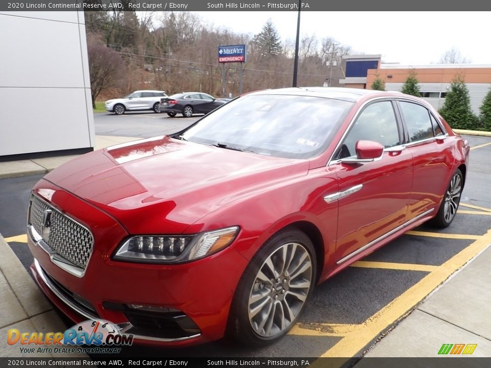 Front 3/4 View of 2020 Lincoln Continental Reserve AWD Photo #1