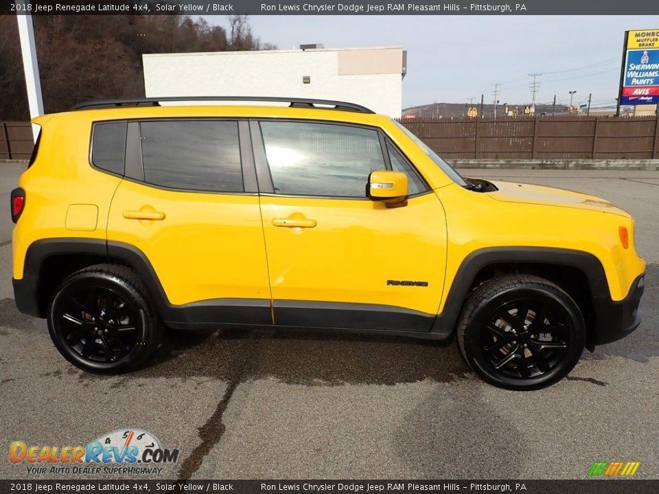 2018 Jeep Renegade Latitude 4x4 Solar Yellow / Black Photo #7