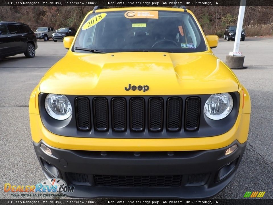 2018 Jeep Renegade Latitude 4x4 Solar Yellow / Black Photo #9