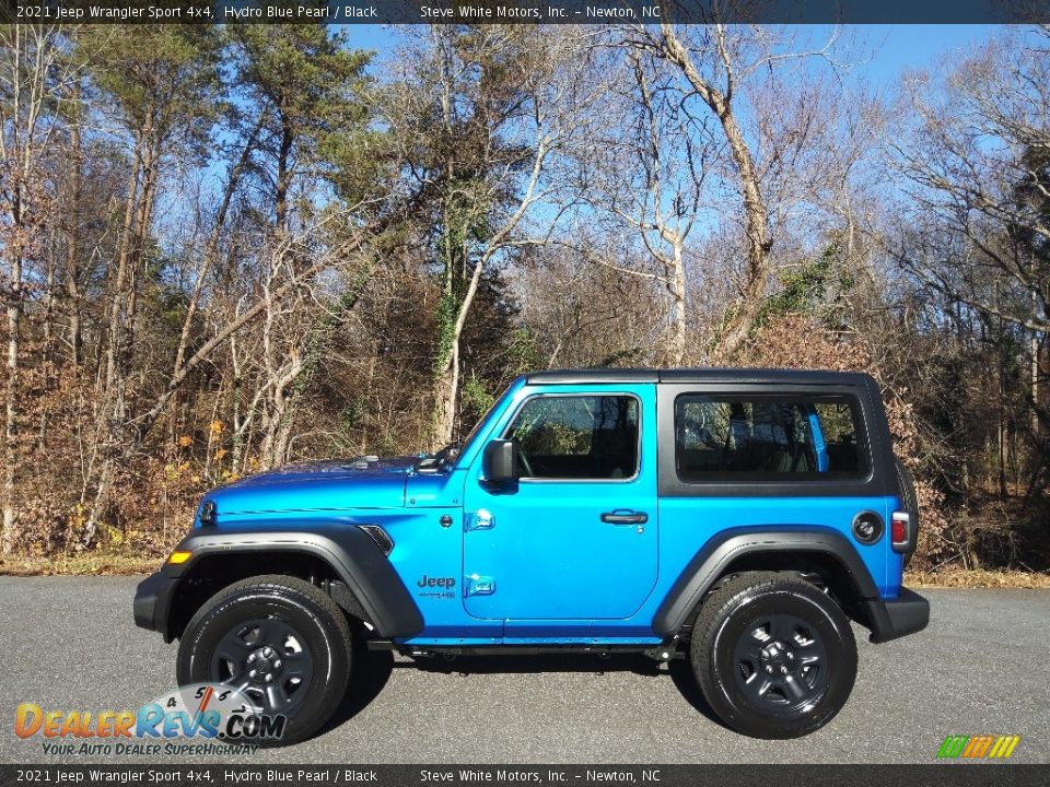 Hydro Blue Pearl 2021 Jeep Wrangler Sport 4x4 Photo #1