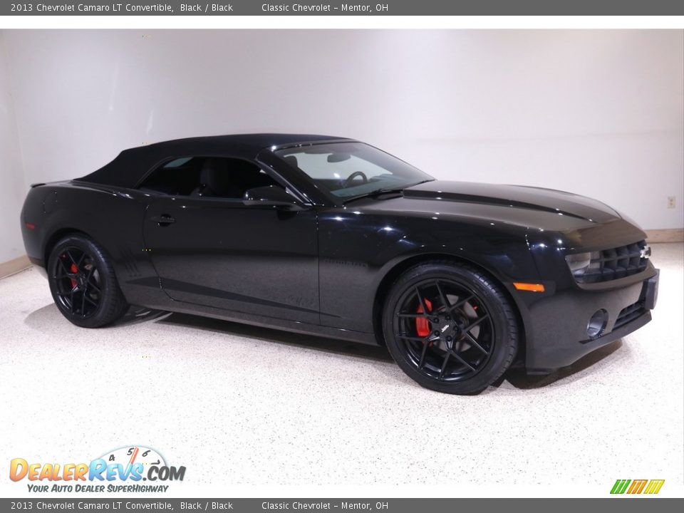 2013 Chevrolet Camaro LT Convertible Black / Black Photo #2