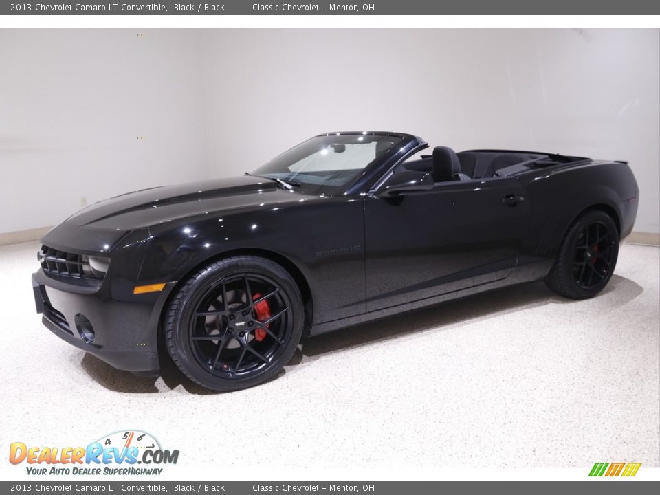 2013 Chevrolet Camaro LT Convertible Black / Black Photo #4