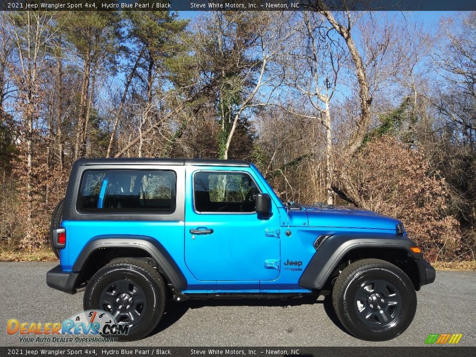 Hydro Blue Pearl 2021 Jeep Wrangler Sport 4x4 Photo #5