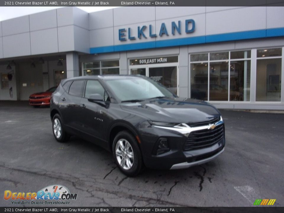 2021 Chevrolet Blazer LT AWD Iron Gray Metallic / Jet Black Photo #1