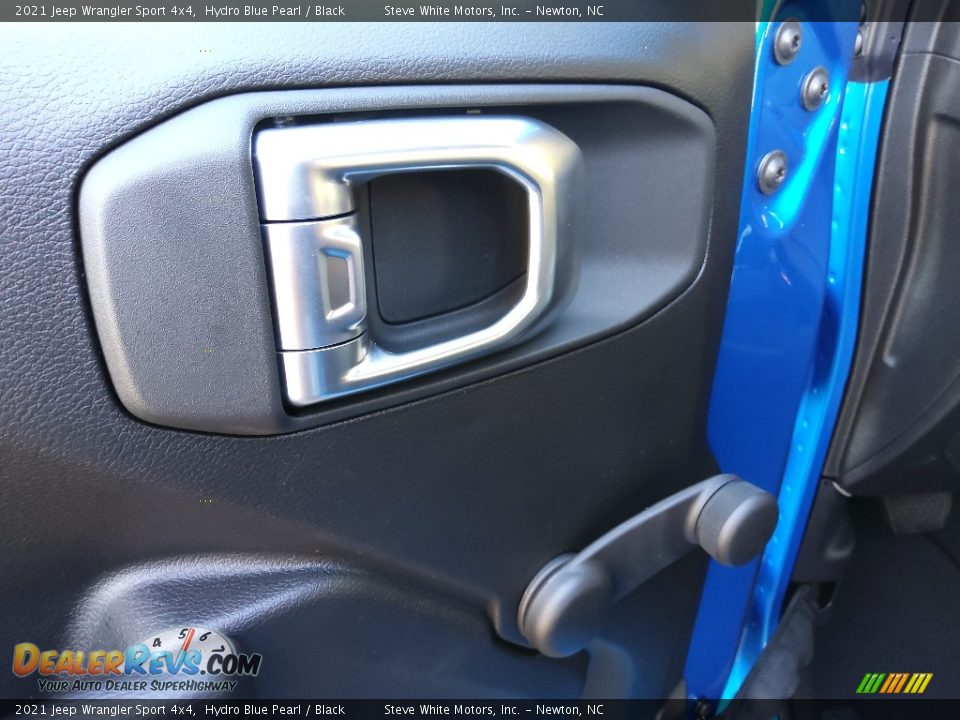 2021 Jeep Wrangler Sport 4x4 Hydro Blue Pearl / Black Photo #11