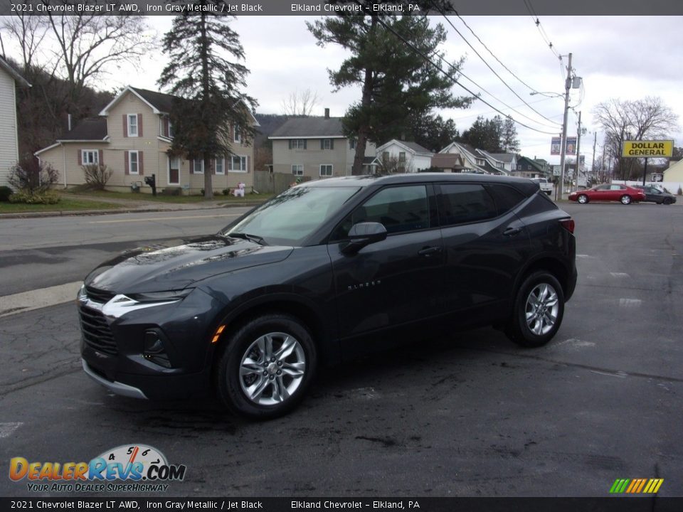 2021 Chevrolet Blazer LT AWD Iron Gray Metallic / Jet Black Photo #8