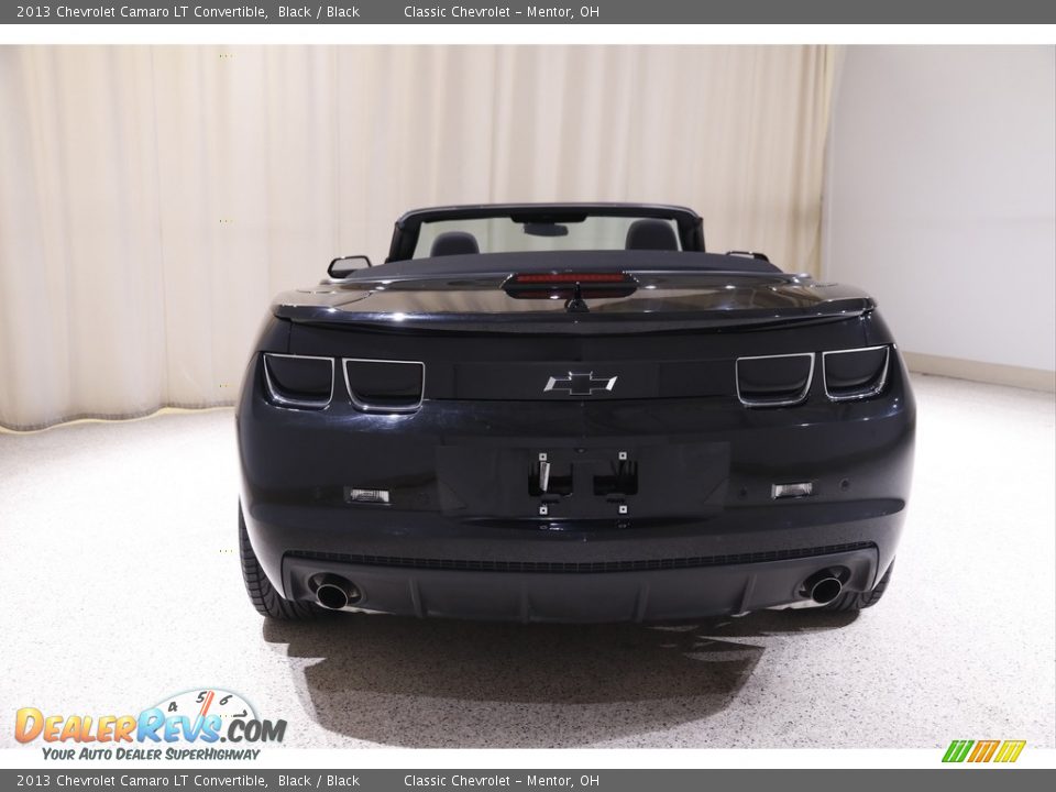 2013 Chevrolet Camaro LT Convertible Black / Black Photo #18