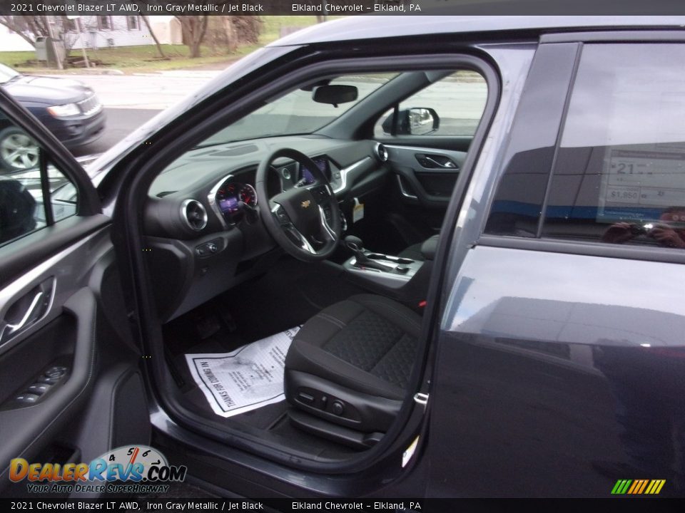 2021 Chevrolet Blazer LT AWD Iron Gray Metallic / Jet Black Photo #12