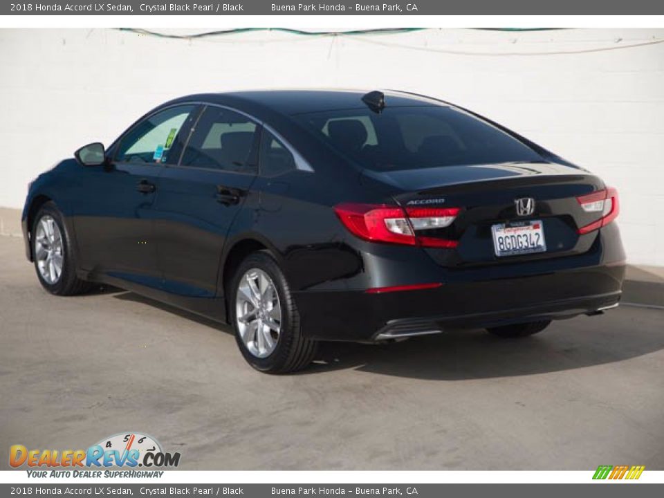 2018 Honda Accord LX Sedan Crystal Black Pearl / Black Photo #2