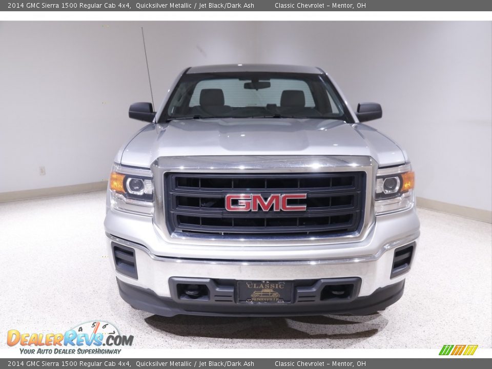 2014 GMC Sierra 1500 Regular Cab 4x4 Quicksilver Metallic / Jet Black/Dark Ash Photo #2