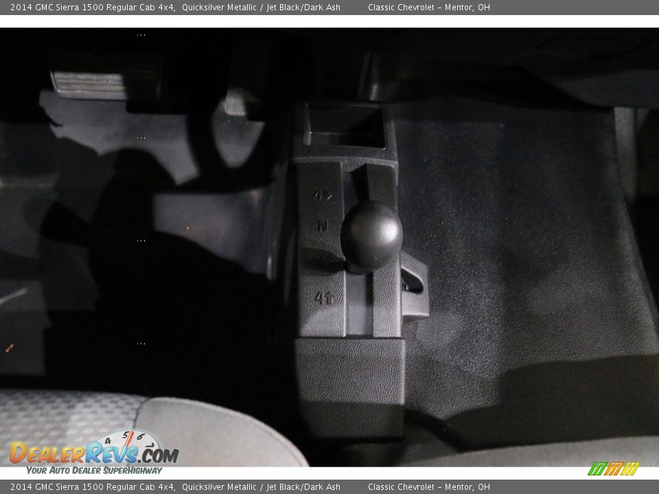 2014 GMC Sierra 1500 Regular Cab 4x4 Quicksilver Metallic / Jet Black/Dark Ash Photo #11