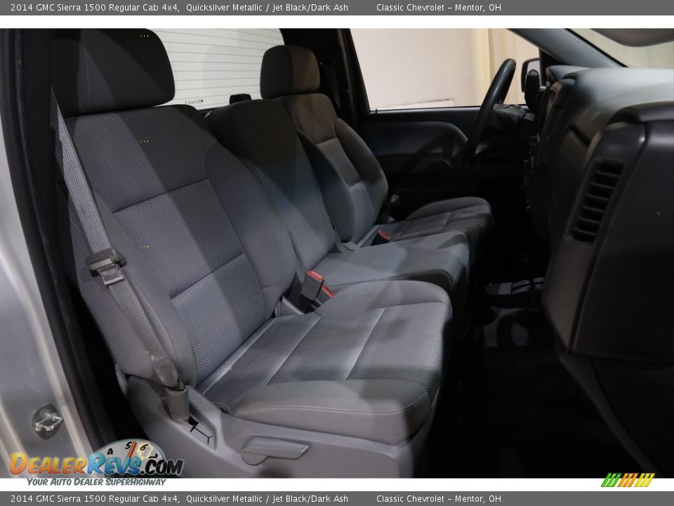 2014 GMC Sierra 1500 Regular Cab 4x4 Quicksilver Metallic / Jet Black/Dark Ash Photo #13