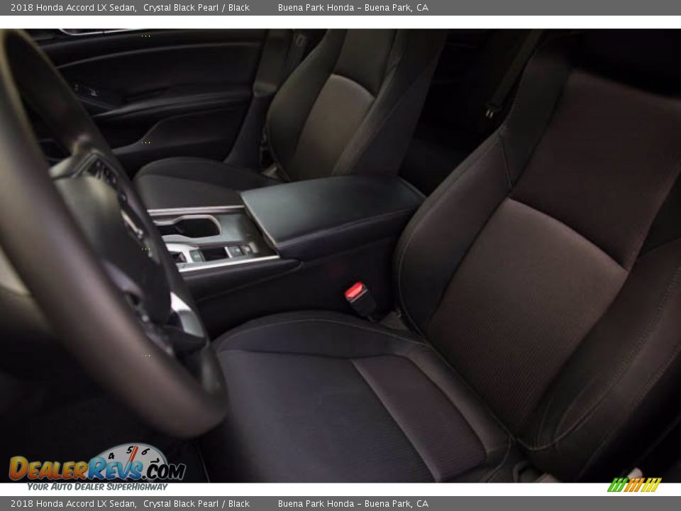 2018 Honda Accord LX Sedan Crystal Black Pearl / Black Photo #20