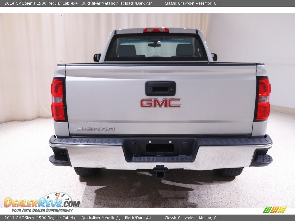 2014 GMC Sierra 1500 Regular Cab 4x4 Quicksilver Metallic / Jet Black/Dark Ash Photo #14