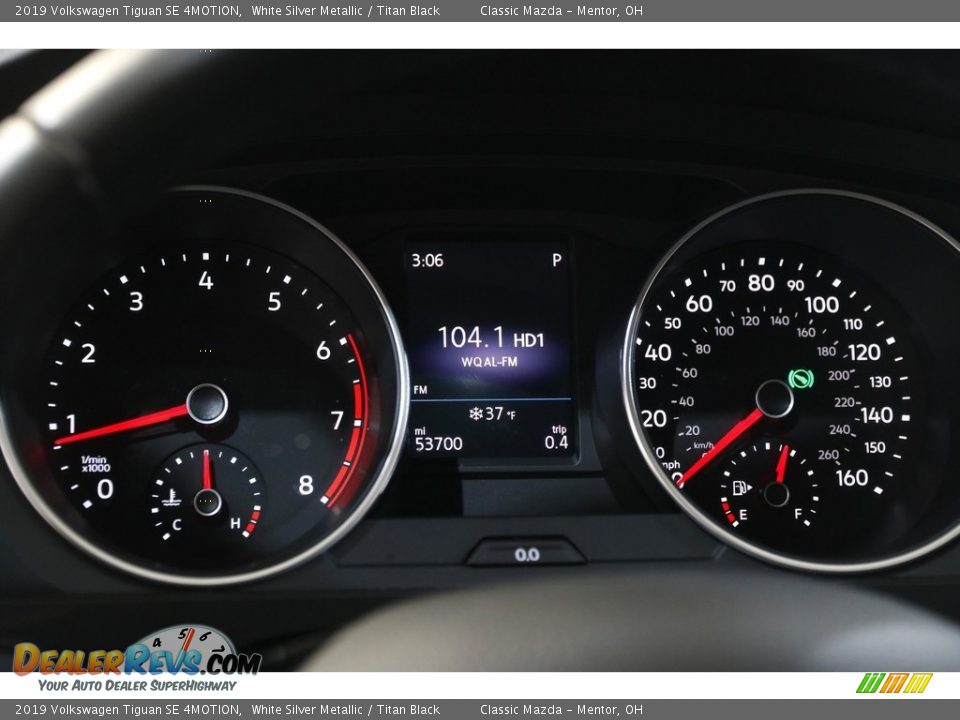 2019 Volkswagen Tiguan SE 4MOTION Gauges Photo #9