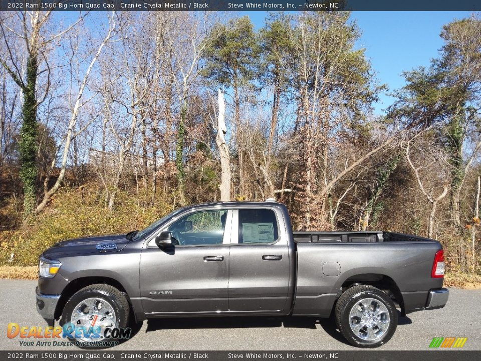 2022 Ram 1500 Big Horn Quad Cab Granite Crystal Metallic / Black Photo #1