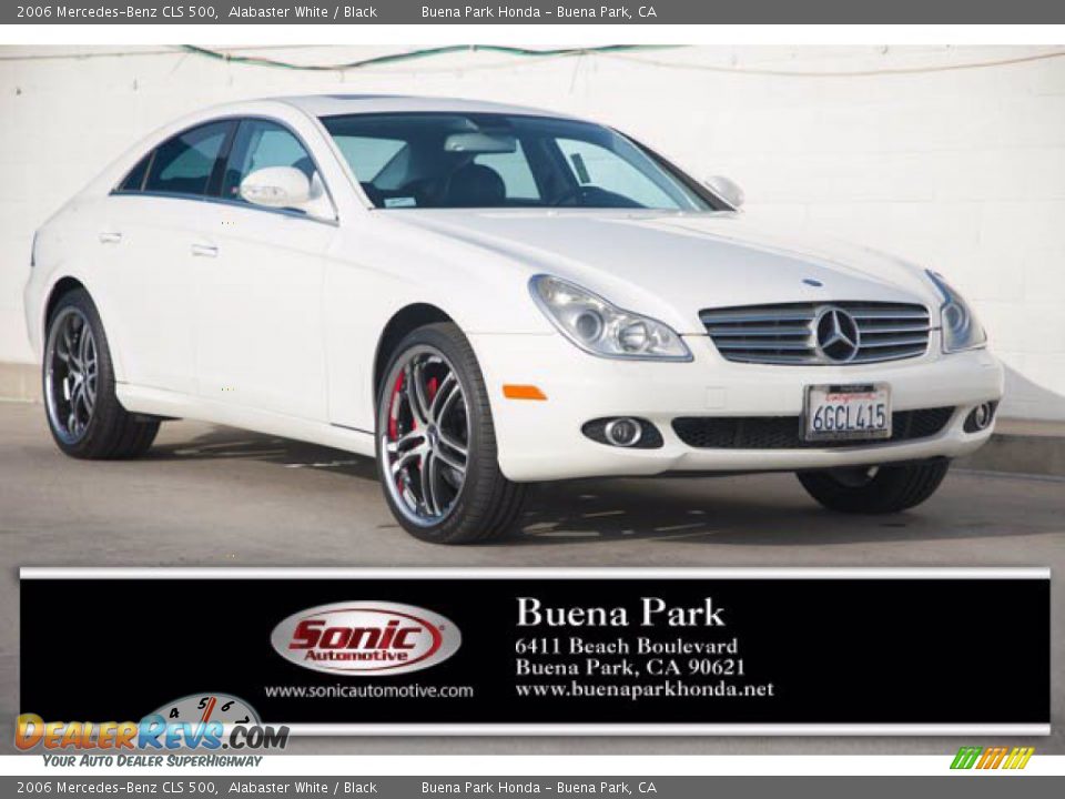 2006 Mercedes-Benz CLS 500 Alabaster White / Black Photo #1