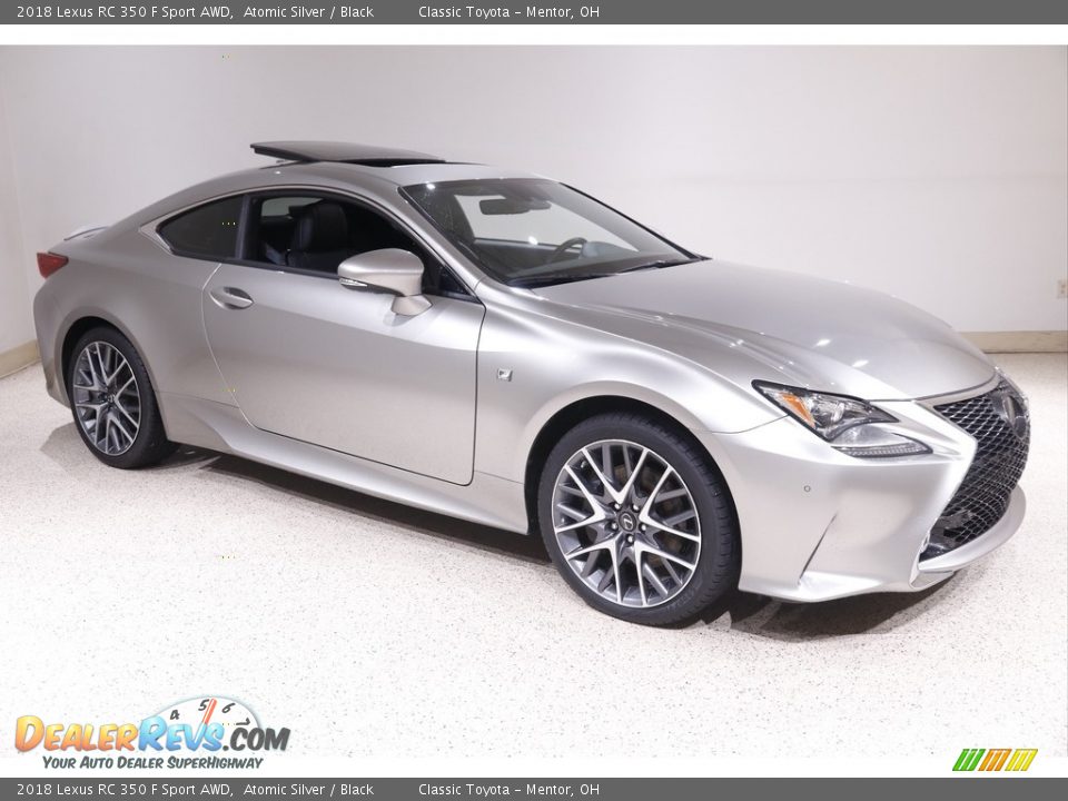 Atomic Silver 2018 Lexus RC 350 F Sport AWD Photo #1