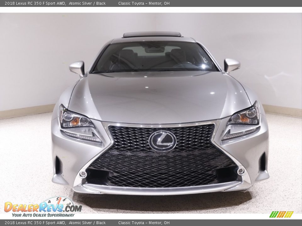 2018 Lexus RC 350 F Sport AWD Atomic Silver / Black Photo #2