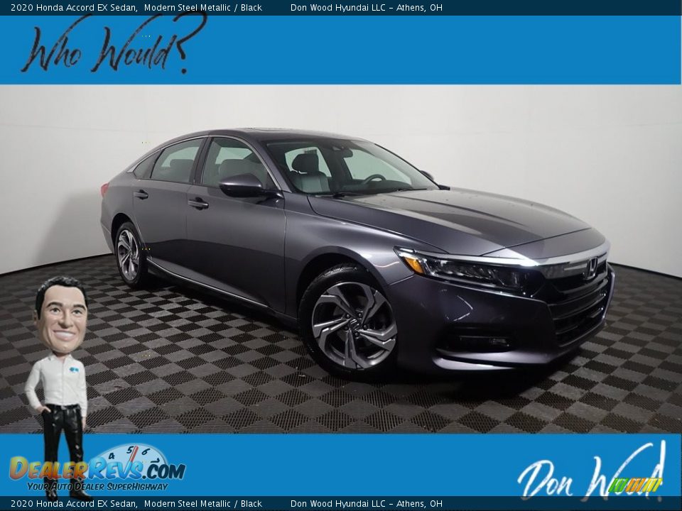 2020 Honda Accord EX Sedan Modern Steel Metallic / Black Photo #1