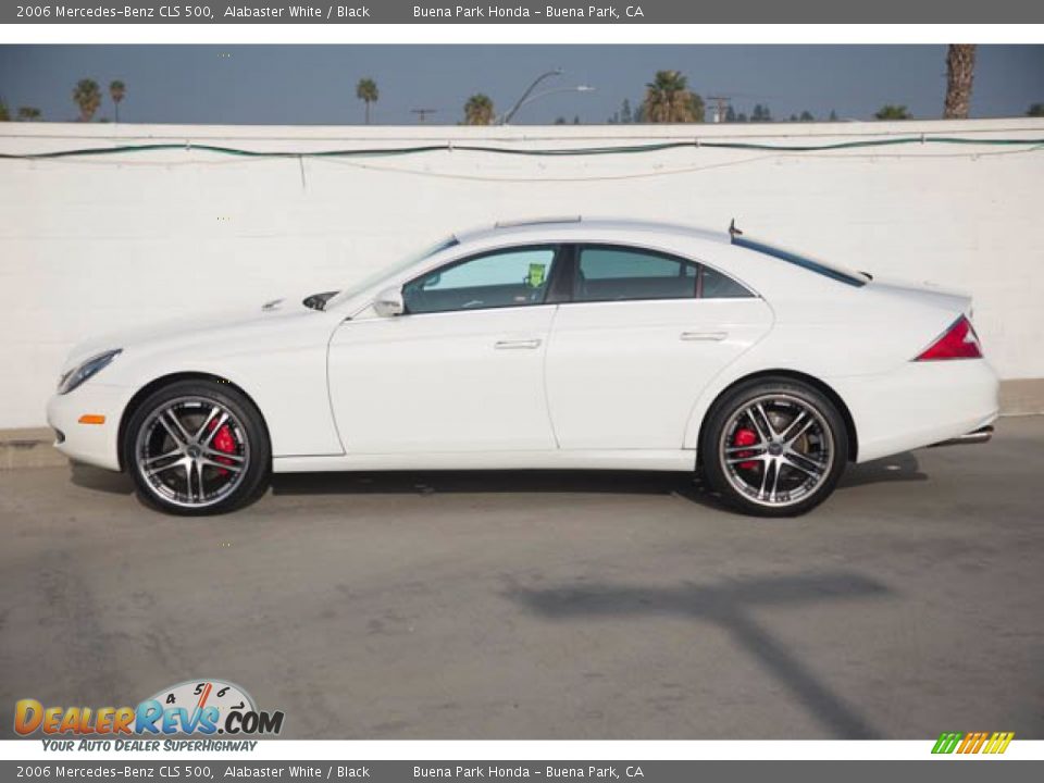 2006 Mercedes-Benz CLS 500 Alabaster White / Black Photo #8