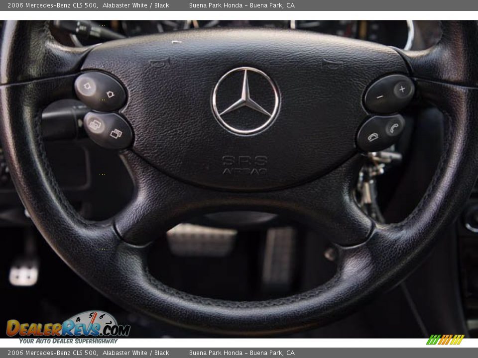 2006 Mercedes-Benz CLS 500 Alabaster White / Black Photo #13