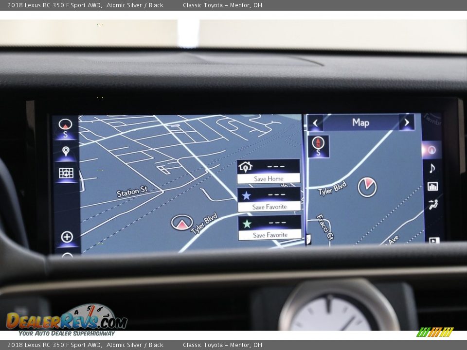Navigation of 2018 Lexus RC 350 F Sport AWD Photo #10