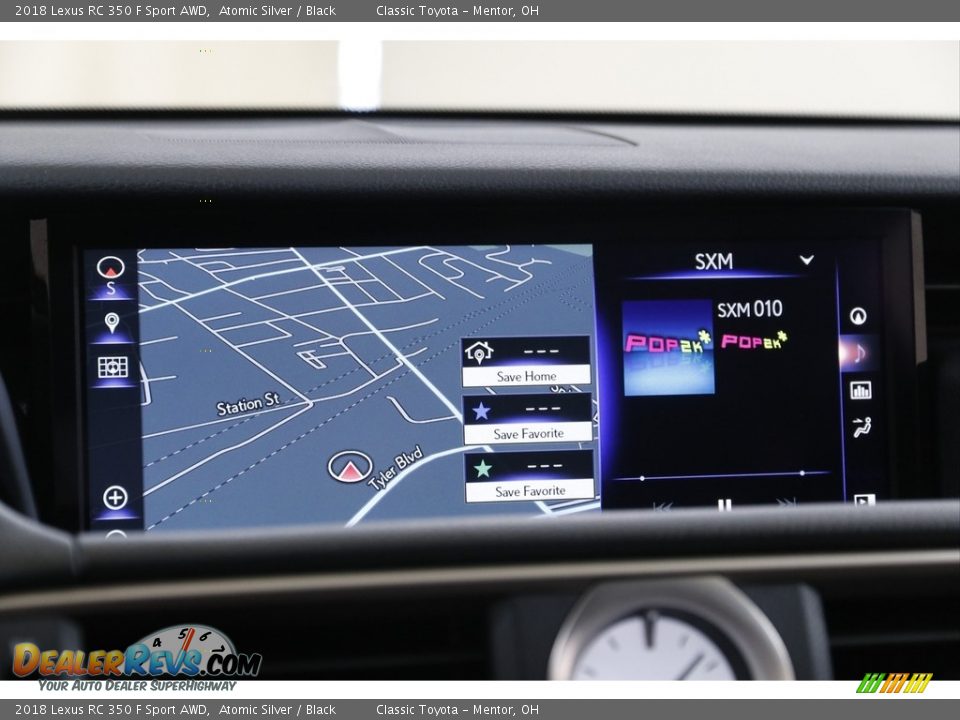 Navigation of 2018 Lexus RC 350 F Sport AWD Photo #11