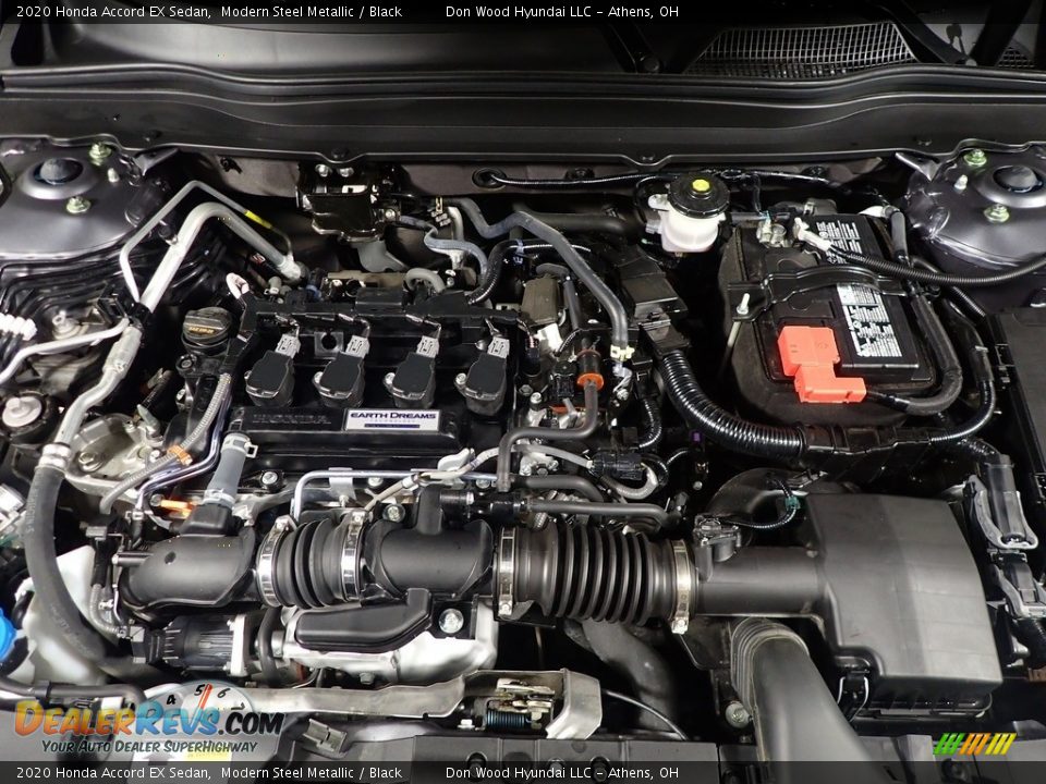 2020 Honda Accord EX Sedan Modern Steel Metallic / Black Photo #8