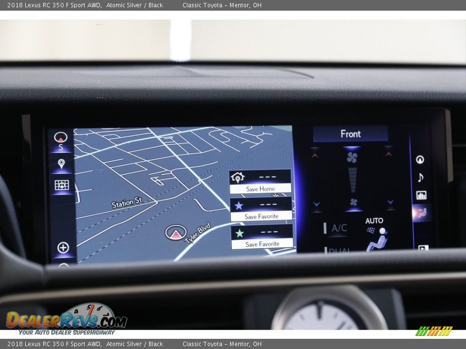 Navigation of 2018 Lexus RC 350 F Sport AWD Photo #12
