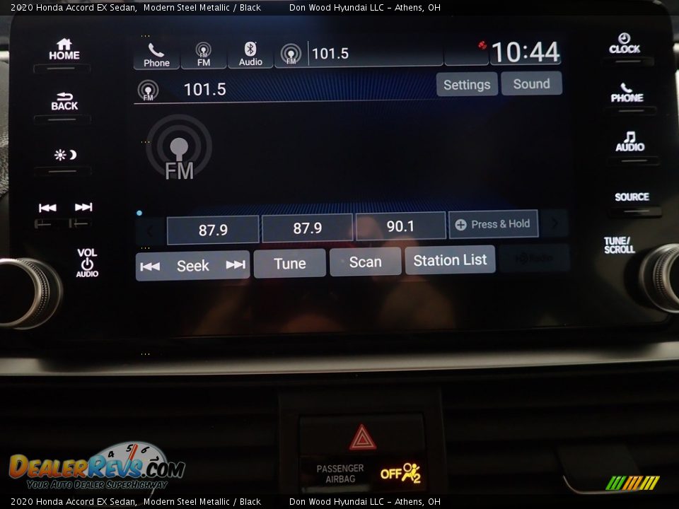 2020 Honda Accord EX Sedan Modern Steel Metallic / Black Photo #27