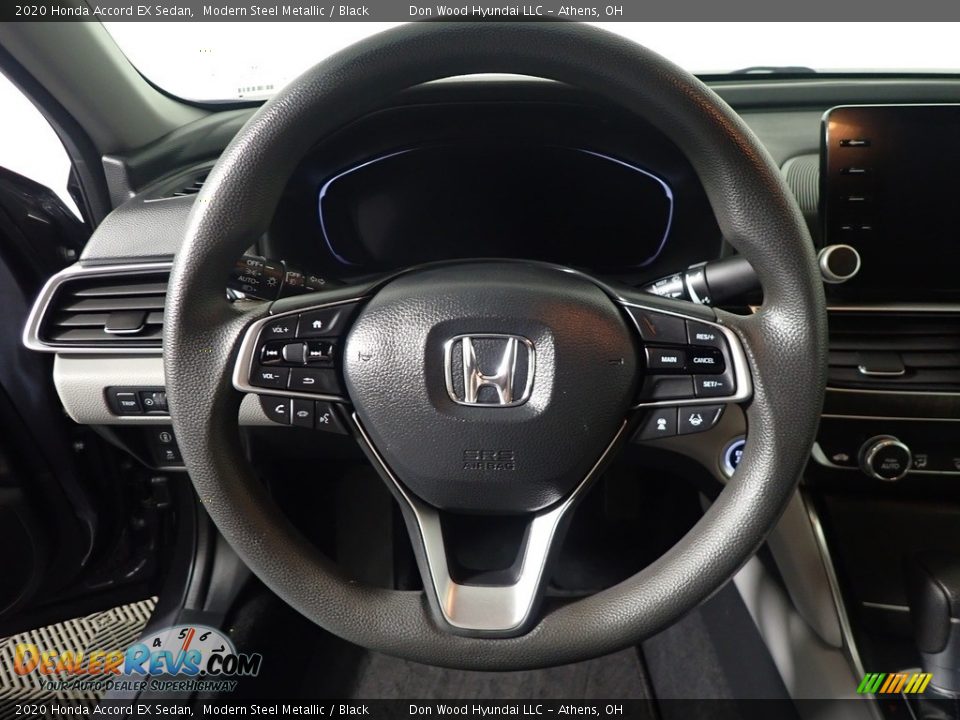 2020 Honda Accord EX Sedan Modern Steel Metallic / Black Photo #28