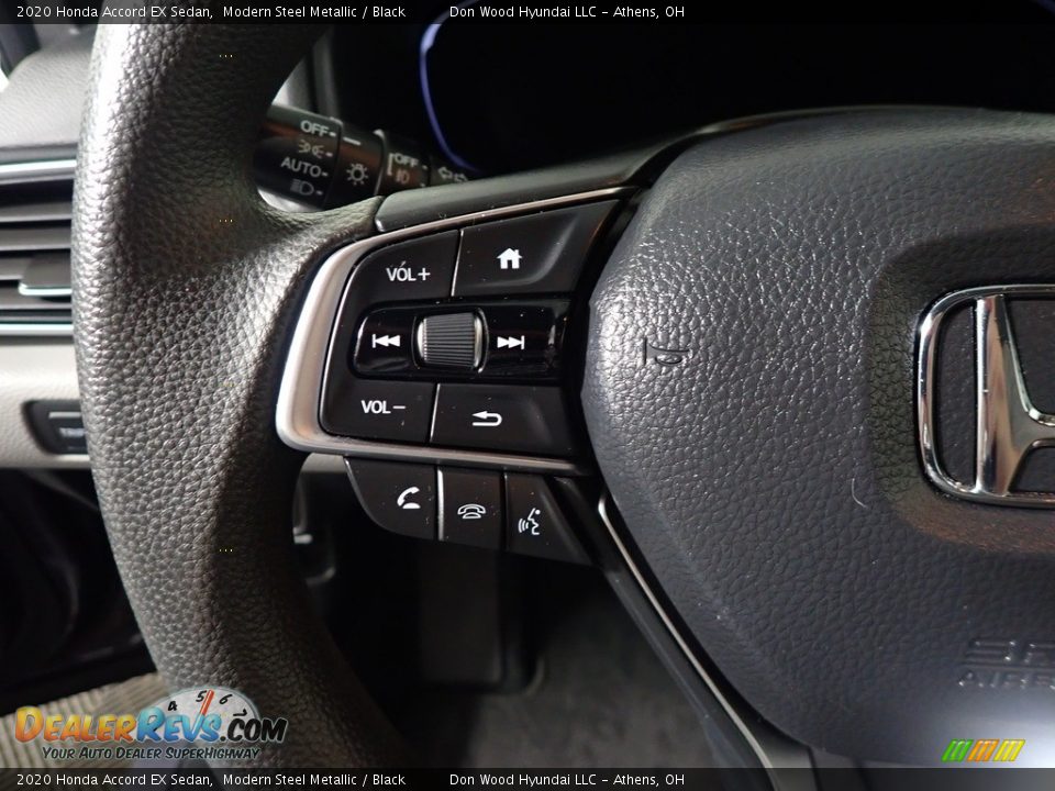 2020 Honda Accord EX Sedan Modern Steel Metallic / Black Photo #30