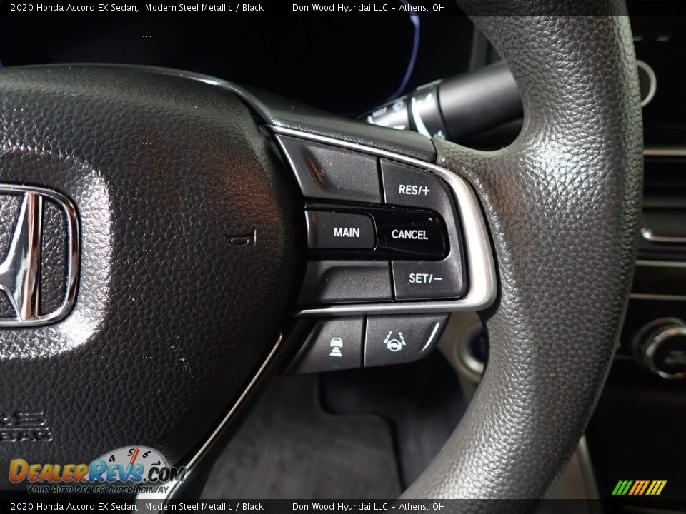 2020 Honda Accord EX Sedan Modern Steel Metallic / Black Photo #31