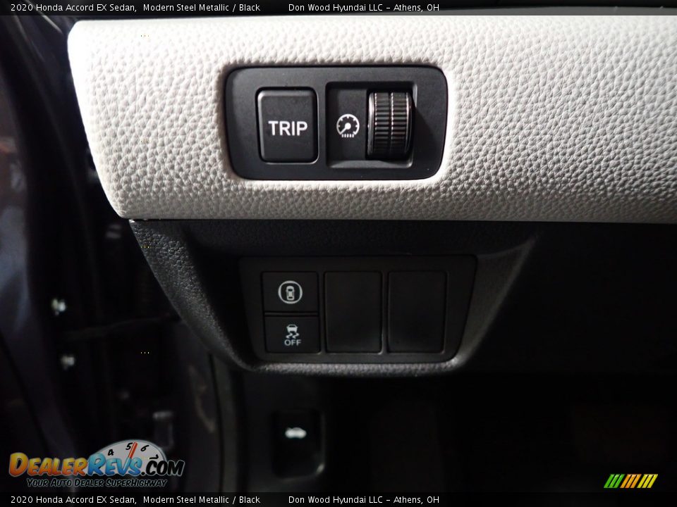 2020 Honda Accord EX Sedan Modern Steel Metallic / Black Photo #32