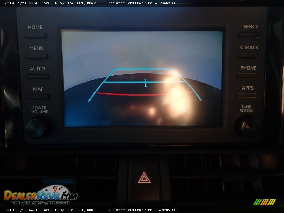 2019 Toyota RAV4 LE AWD Ruby Flare Pearl / Black Photo #2