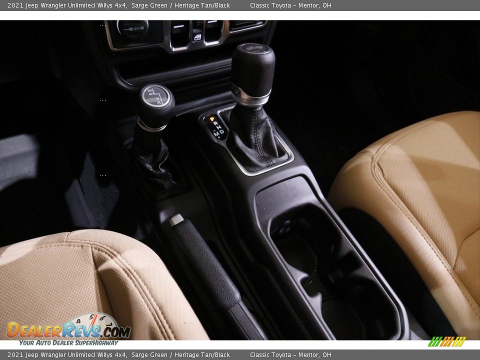 2021 Jeep Wrangler Unlimited Willys 4x4 Sarge Green / Heritage Tan/Black Photo #15