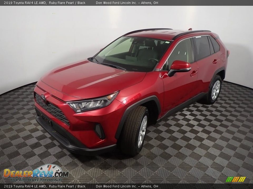 2019 Toyota RAV4 LE AWD Ruby Flare Pearl / Black Photo #9