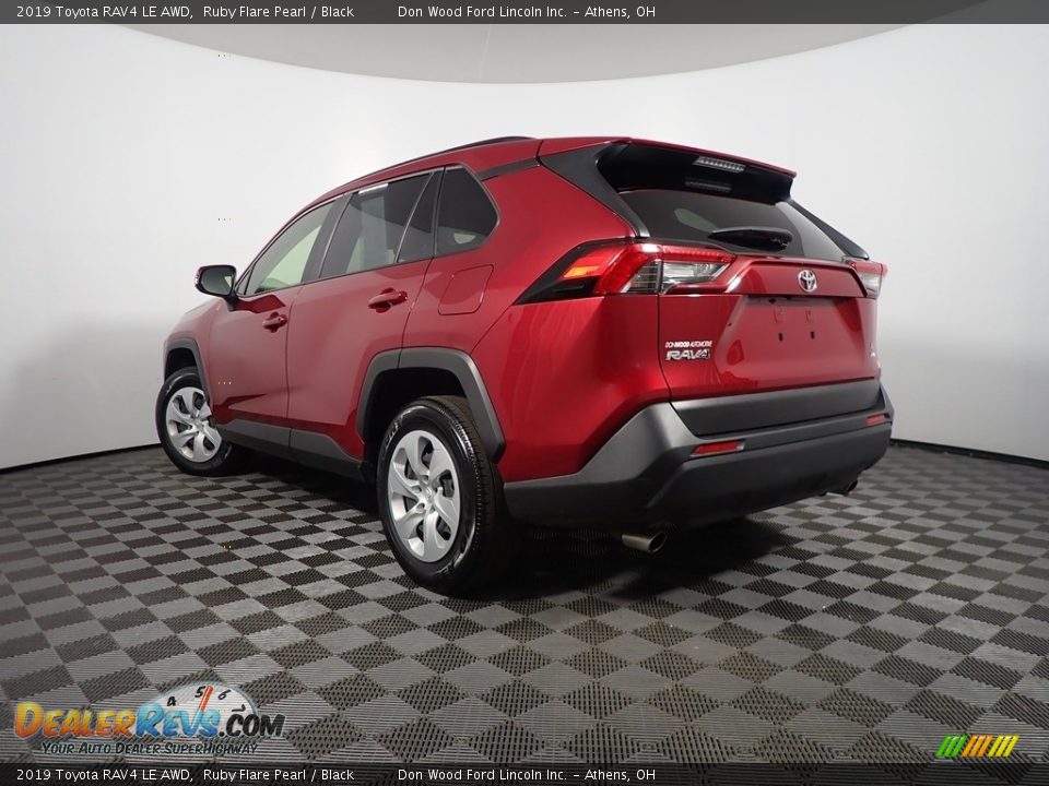 2019 Toyota RAV4 LE AWD Ruby Flare Pearl / Black Photo #11