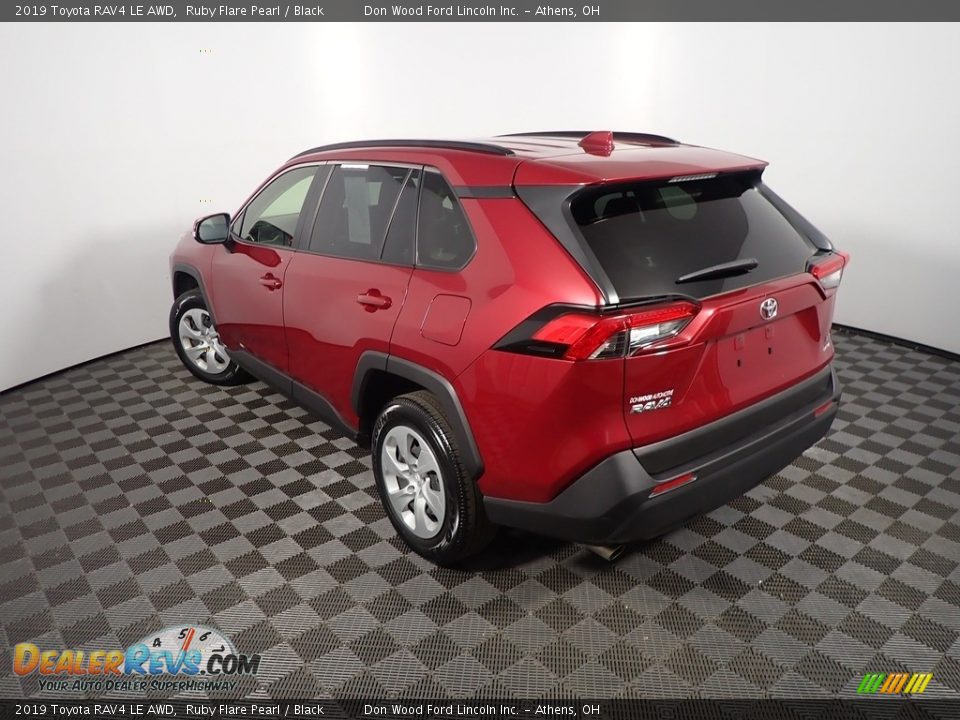2019 Toyota RAV4 LE AWD Ruby Flare Pearl / Black Photo #12