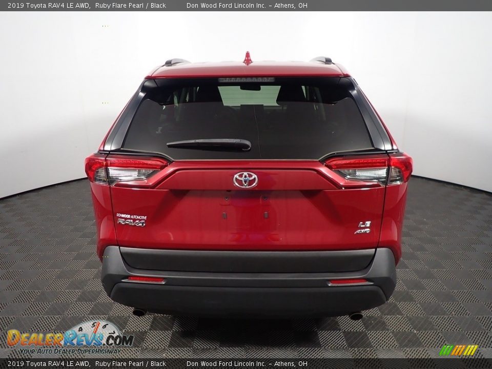 2019 Toyota RAV4 LE AWD Ruby Flare Pearl / Black Photo #13