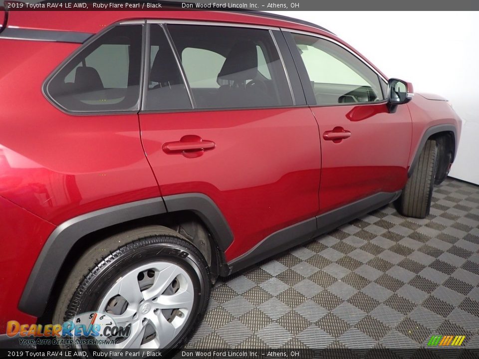 2019 Toyota RAV4 LE AWD Ruby Flare Pearl / Black Photo #19